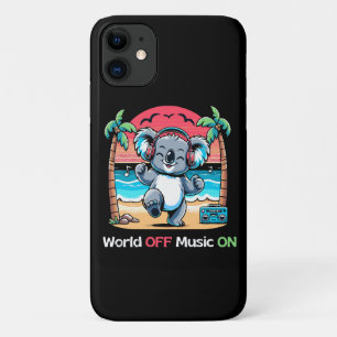 Koala Vibing am Strand Case-Mate iPhone Hülle
