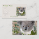 Koala-Visitenkarte Visitenkarte (Vorne/Hinten)