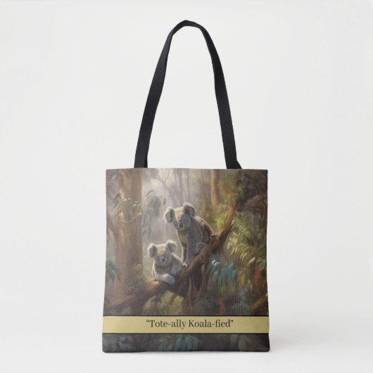 Koala-Wald-Träume, individuell Tasche (Vorderseite)