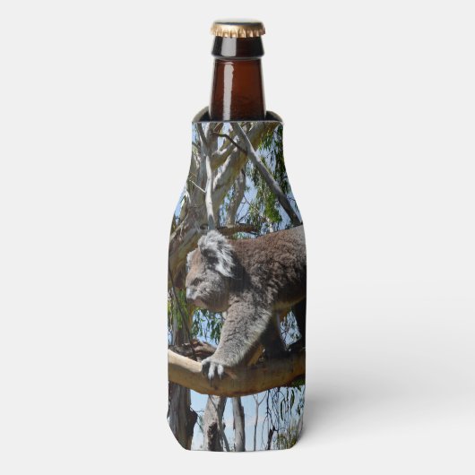 Koala Walking entlang der Zweigstelle Tree, Flaschenkühler (Flaschenvorderseite)
