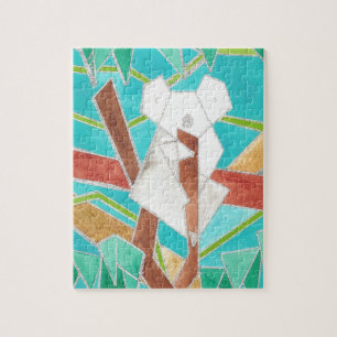 Koala-Wasserfarbenkunst Puzzle