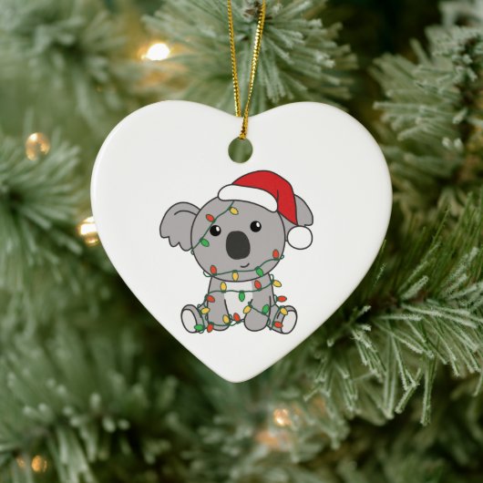 Koala Weiha Winter Animals Koalas Keramik Ornament (Baum)