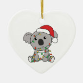Koala Weiha Winter Animals Koalas Keramik Ornament (Vorne)