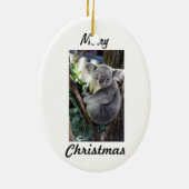 Koala-Weihnachten Keramikornament (Hinten)