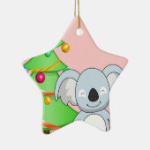 Koala-Weihnachten Keramikornament (Rechts)