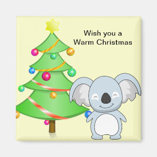 Koala-Weihnachten Magnet