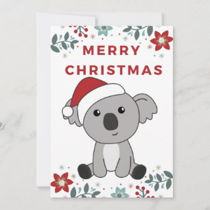Koala Weihnachten Schnee Winter Tiere Koalas Feier