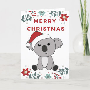 Koala Weihnachten Schnee Winter Tiere Koalas Urlau