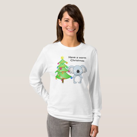 Koala-Weihnachten T-Shirt (Vorne ganz)