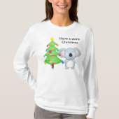 Koala-Weihnachten T-Shirt (Vorderseite)