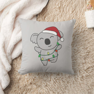 Koala Weihnachten Wintertiere Koalas Throw Kissen
