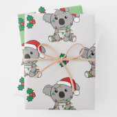Koala Weihnachten Wintertiere Urlaub Koalas Geschenkpapier Set (Beispiel)