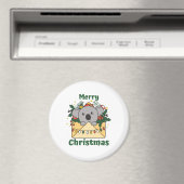 Koala Weihnachtsbrief Winter Animals Koalas Magnet (In Situ (Geschirrspüler))