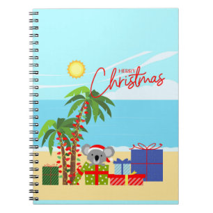 Koala Weihnachtsgeschenke Notizblock