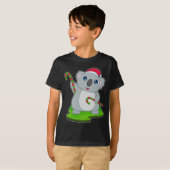 Koala Weihnachtskandy T-Shirt (Vorne ganz)