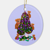 Koala-Weihnachtsmorgen-Verzierungen Keramikornament (Links)