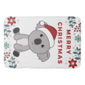 Koala Weihnachtsschnee Wintertiere Koalas Bath Ma Badematte (Vorderseite)