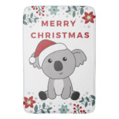 Koala Weihnachtsschnee Wintertiere Koalas Bath Ma Badematte (Vorderseite Vertikal)