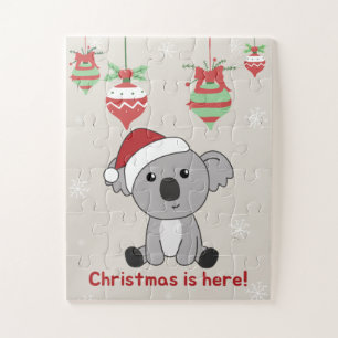Koala Weihnachtsschnee Wintertiere Koalas Jigsaw Puzzle