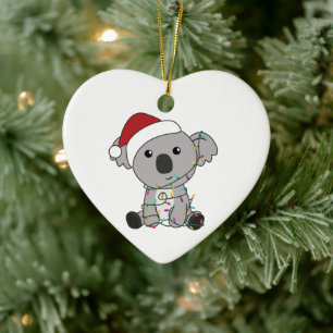 Koala Weihnachtsschnee Wintertiere Koalas Keramik Ornament