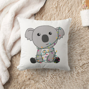 Koala Weihnachtsschnee Wintertiere Koalas Kissen