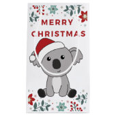 Koala Weihnachtsschnee Wintertiere Koalas Kleine G Kleine Geschenktüte (Vorderseite)