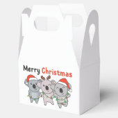 Koala Weihnachtstiere Koalas Frohe Weihnachten Geschenkschachtel (Geöffnet)