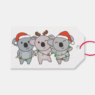 Koala Weihnachtstiere Niedlich Koalas Holiday Geschenkanhänger