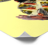 Koala Wild Animal Aboriginal Art Poster (Ecke)