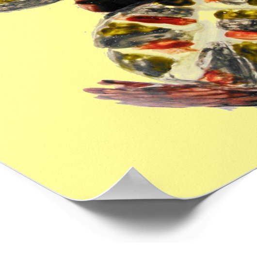 Koala Wild Animal Aboriginal Art Poster (Ecke)