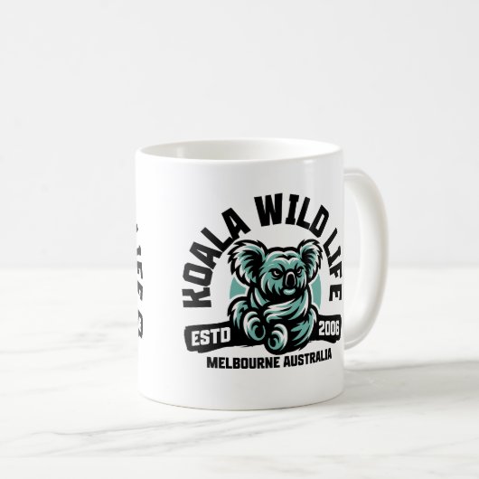 Koala Wild Life Kaffeetasse (VorderseiteRechts)