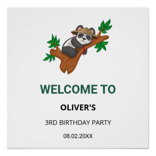 Koala-Wildtier-Dschungel-Kinder-Geburtstags-Willko Poster