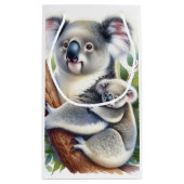 Koala Wildtiere Kleine Geschenktüte (Rückseite)