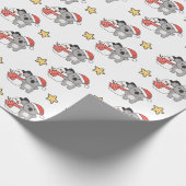 Koala With Snowman In Winter For Christmas Geschenkpapier (Ecke)