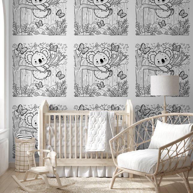 Koala Wonderland Coloring Tapete (Kinder)