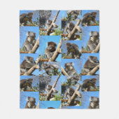 "Koala Wonders: Eine herzerwärmende FotoCollage" Fleecedecke (Vorderseite)