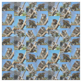 "Koala Wonders: Eine herzerwärmende FotoCollage" Stoff (Muster)