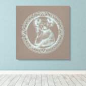 KOALA - Wrapped Canvas Leinwanddruck (Insitu (Holzboden))