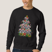 Koala  Xmas Lights Santa Koala Christmas Tree Sweatshirt (Vorderseite)