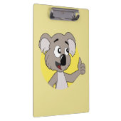Koalabärn-Cartoon Klemmbrett (Rechts)