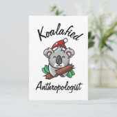 Koalafied Anthropologe Card Karte (Stehend Vorderseite)