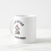 Koalafied Anthropologe Kaffeetasse (Vorderseite Links)