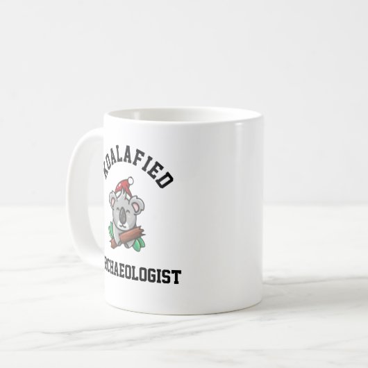 Koalafied Archeologist Kaffeetasse (Vorderseite Links)