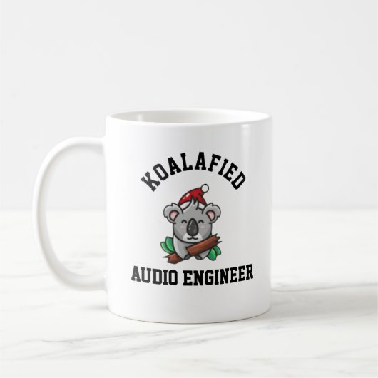 Koalafied Audio Engineer Kaffeetasse (Links)