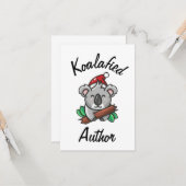 Koalafied Author Card Karte (Vorderseite/Rückseite Beispiel)