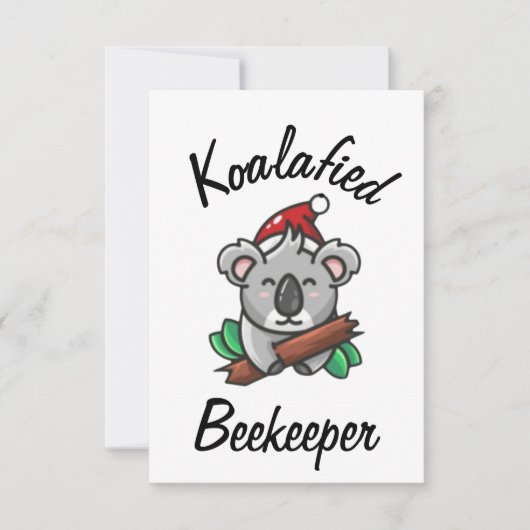 Koalafied Beekeeper Card Karte (Vorderseite)