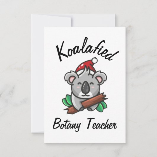 Koalafied Botany Teachcard Karte (Vorderseite)