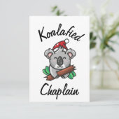 Koalafied Chaplain Card Karte (Stehend Vorderseite)