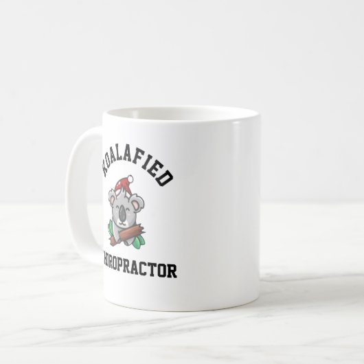 Koalafied Chiropraktor Kaffeetasse (Vorderseite Links)