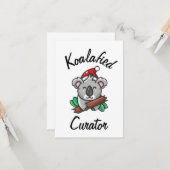 Koalafied Curator-Karte Karte (Vorderseite/Rückseite Beispiel)